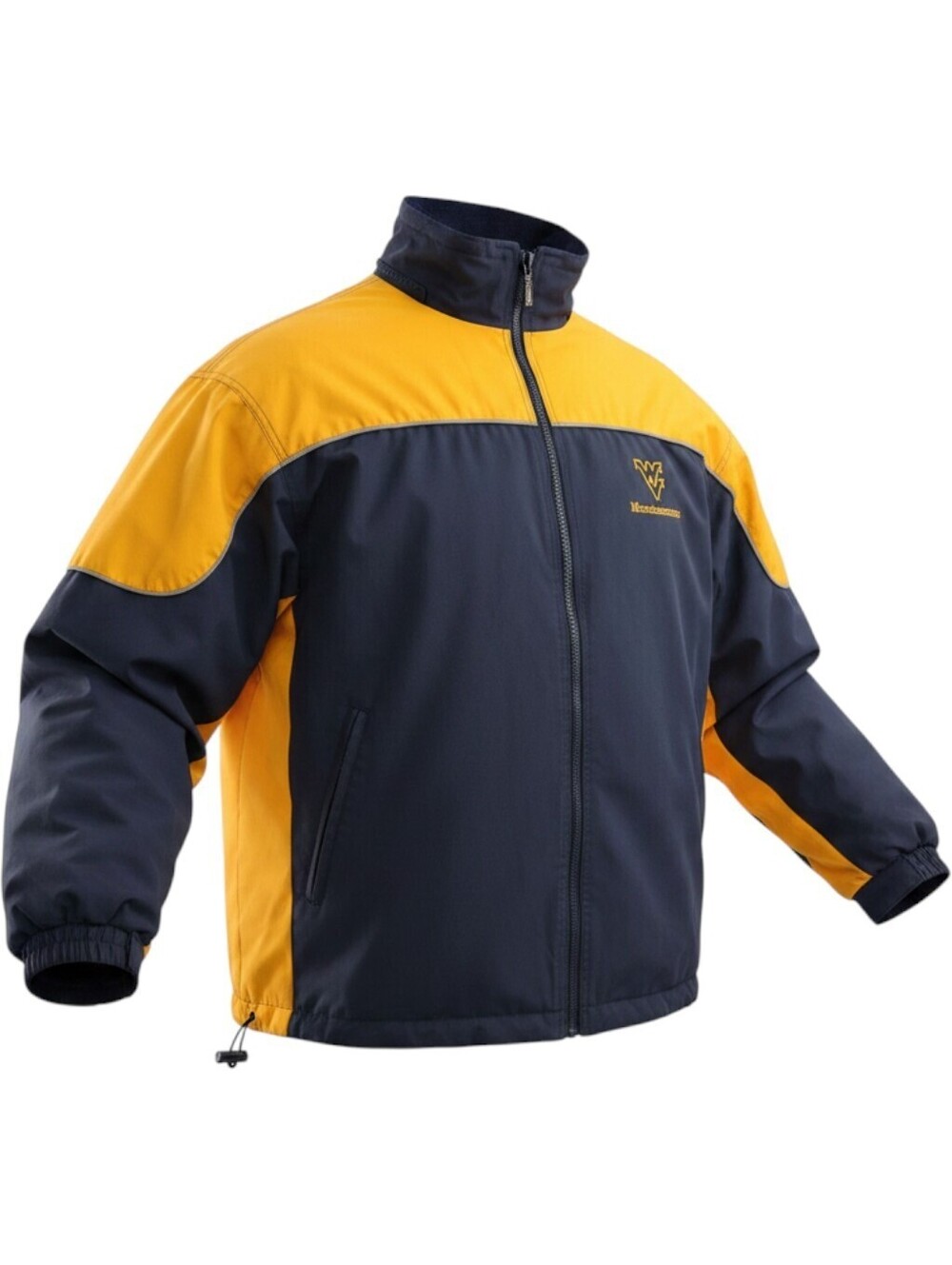 West Virginia Mountaineers Reversible Hooded Jacket Mens XL Full Zip WVU